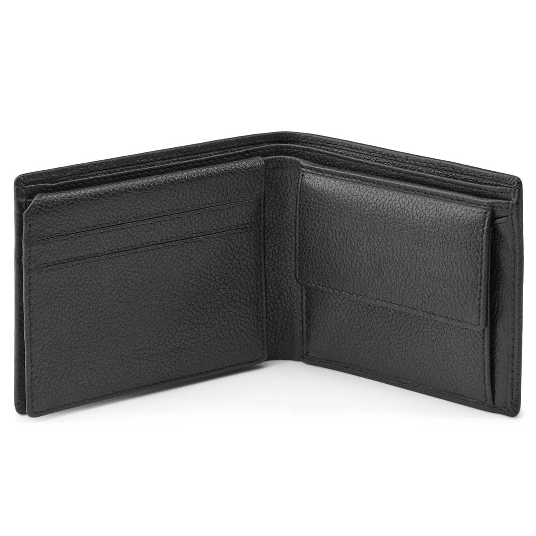 Lucleon Portefeuille En Cuir Noir Anti-RFID Smith 4 Lucleon Portefeuille En Cuir Noir Anti-RFID Smith – Image 2