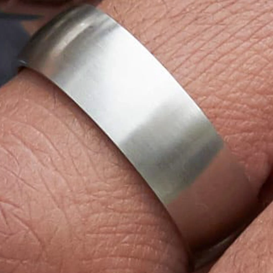 Lucleon Anneau Classique En Acier Mat 8 Lucleon Anneau Classique En Acier Mat – Image 6