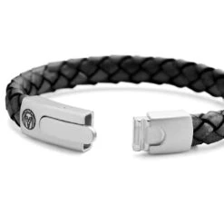 Lucleon Bracelet Bolo Massif En Cuir Noir Uni -Bagues Magasin 9 3.932d78134ad30b20a078f8a6be066b6c 3
