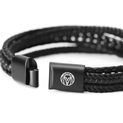 Lucleon Bracelet Naxos En Cuir Noir Et Pierres De Lave Noire -Bagues Magasin 9 3.e6db8b23885e23e2527a217e31994287 3