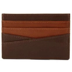 Lucleon Porte-cartes Lacey En Cuir Marron Anti-RFID -Bagues Magasin 9 3 164 1 41