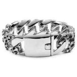 Fort Tempus Bracelet Brut En Acier De Fleur De Lis 9 Fort Tempus Bracelet Brut En Acier De Fleur De Lis -Bagues Magasin 9 6 48