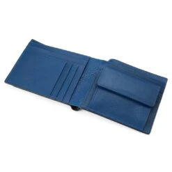 Lucleon Portefeuille Et Porte-cartes Lincoln En Cuir Bleu Marine Et Bleu Cobalt Anti-RFID -Bagues Magasin Colour collection 1 1 copy