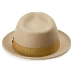 Fawler Chapeau Trilby Tomasso Moda Beige Clair -Bagues Magasin Hat 11 4 copy 3