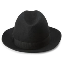 Fawler Chapeau Fédore Filippo Moda Noir à Bords Bruts -Bagues Magasin Hat 12 4 copy 3