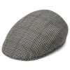 Fawler Casquette Béret à Carreaux Bordeaux Et Bleu Marine Massimo Moda