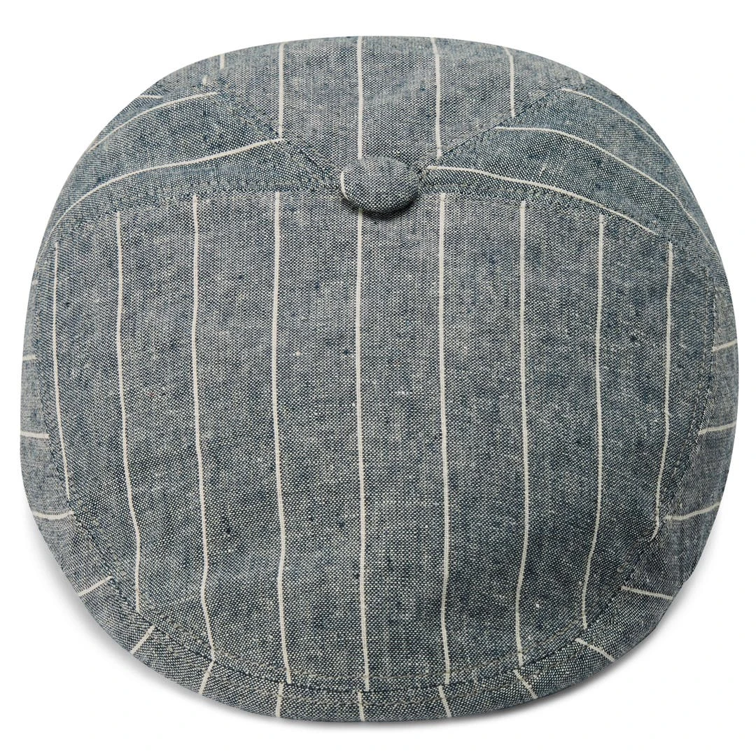 Fawler Casquette Plate Moda à Rayures Bleu Et Blanc Marco 4 Fawler Casquette Plate Moda à Rayures Bleu Et Blanc Marco – Image 2