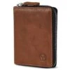 Lucleon Porte-cartes En Cuir Brun Havane Anti-RFID Cambodia -Bagues Magasin Pawas wallet 11 1 copy