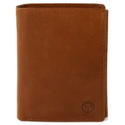 Lucleon Portefeuille En Cuir Brun Havane Vintage Anti-RFID Cambodia -Bagues Magasin Pawas wallet 2 4 copy