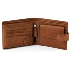 Lucleon Portefeuille En Cuir Brun Havane Ergonomique Cambodia -Bagues Magasin Pawas wallet 5 3 copy
