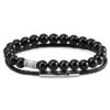Neshraw Bracelet De Pierres Noires Fario -Bagues Magasin afvlgyih
