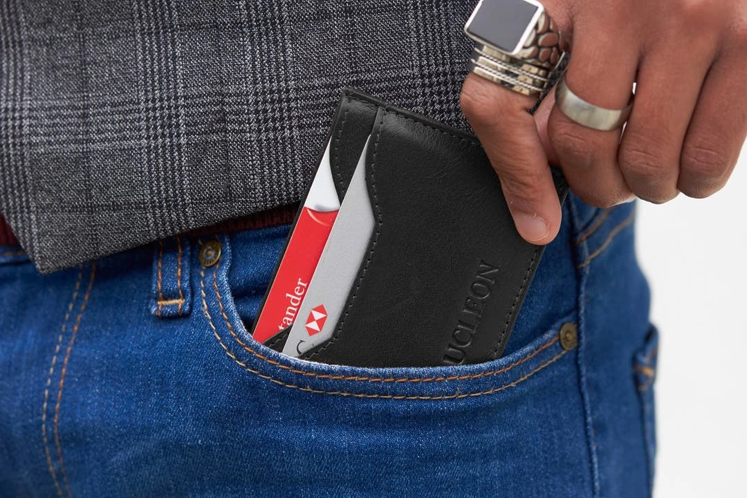 Lucleon Porte-cartes Noir "Bruce" 8 Lucleon Porte-cartes Noir "Bruce" – Image 6