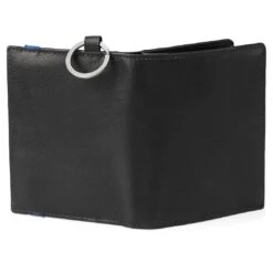 Lucleon Portefeuille En Cuir Noir Anti-RFID Avec Porte-clés Lonnie -Bagues Magasin bllonnie5