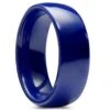 Lucleon Bague En Céramique Polie Bleue -Bagues Magasin blueceramic2 5