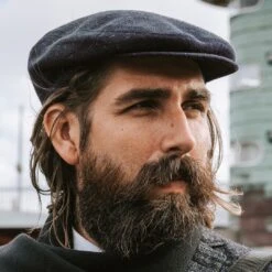 Fawler Casquette Plate Bleue Boston Fido 13 Fawler Casquette Plate Bleue Boston Fido -Bagues Magasin boston blue fido flat cap 2