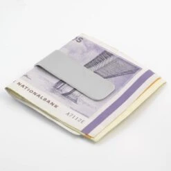 Fort Tempus Pince à Billets Large En Acier -Bagues Magasin bred stal pengeclip 3