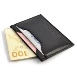 Lucleon Porte-cartes Noir Bloqueur RFID -Bagues Magasin bruce black cardholder ca30 3 1