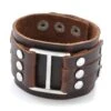 Collin Rowe Bracelet Marron à Passant -Bagues Magasin brunt hooked laderarmband 1