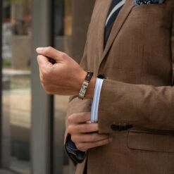 Lucleon Bracelet En Cordons De Cuir Brun Et Noir Icon -Bagues Magasin dkakjdka