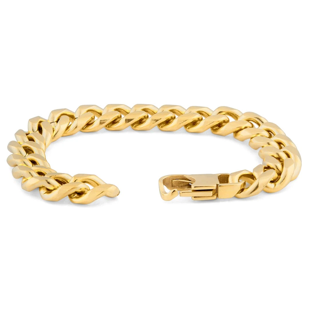 Lucleon Gourmette Dorée 10 Mm 4 Lucleon Gourmette Dorée 10 Mm – Image 2