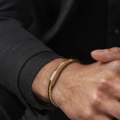 Lucleon Bracelet Manchette Doré à Profil étroit -Bagues Magasin gold7e59df786b94f71eaa1c7fcdab995e9d 2