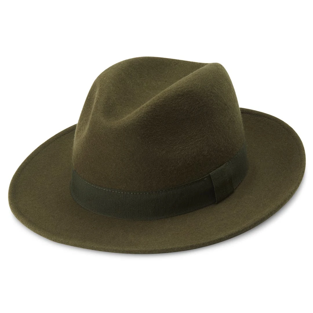 Fawler Fedora Fido Alessandria En Laine Verte 3 Fawler Fedora Fido Alessandria En Laine Verte