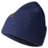 Fawler Hiems | Bonnet Bleu Marine à Revers En Laine Recyclée -Bagues Magasin hiemsnbeanie1