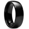 Lucleon Bague En Céramique Polie Noire -Bagues Magasin hohhpp 4