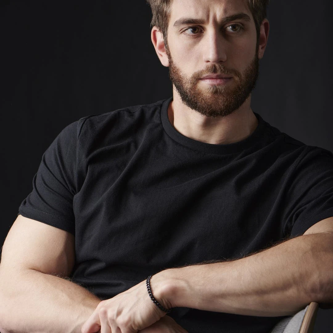 Lucleon Gourmette à Mailles Noires De 6 Mm 8 Lucleon Gourmette à Mailles Noires De 6 Mm – Image 6