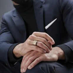 Lucleon Bague Argentée Et Dorée Lonya Makt -Bagues Magasin jwm megashoot rings 1 20698