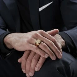 Lucleon Bague Dorée Laif Makt -Bagues Magasin jwm megashoot rings 1 20734