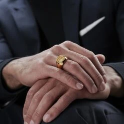 Lucleon Bague Dorée Lary Makt -Bagues Magasin jwm megashoot rings 1 20767 2