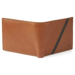 Lucleon Portefeuille En Cuir Brun Et Brun Foncé Anti-RFID Lind -Bagues Magasin lindtan4