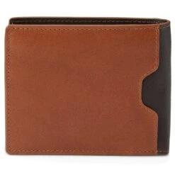 Lucleon Portefeuille En Cuir Brun Anti-RFID Lukas -Bagues Magasin luktan3