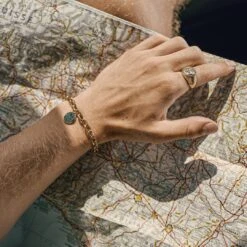 Arkai Atlas | Bracelet En Acier Doré Avec Pendentif Azurite Et Malachite 10 Arkai Atlas | Bracelet En Acier Doré Avec Pendentif Azurite Et Malachite -Bagues Magasin rel atlas drop35 bracelet2 tobias stelzner 1x1 3 25884 25832