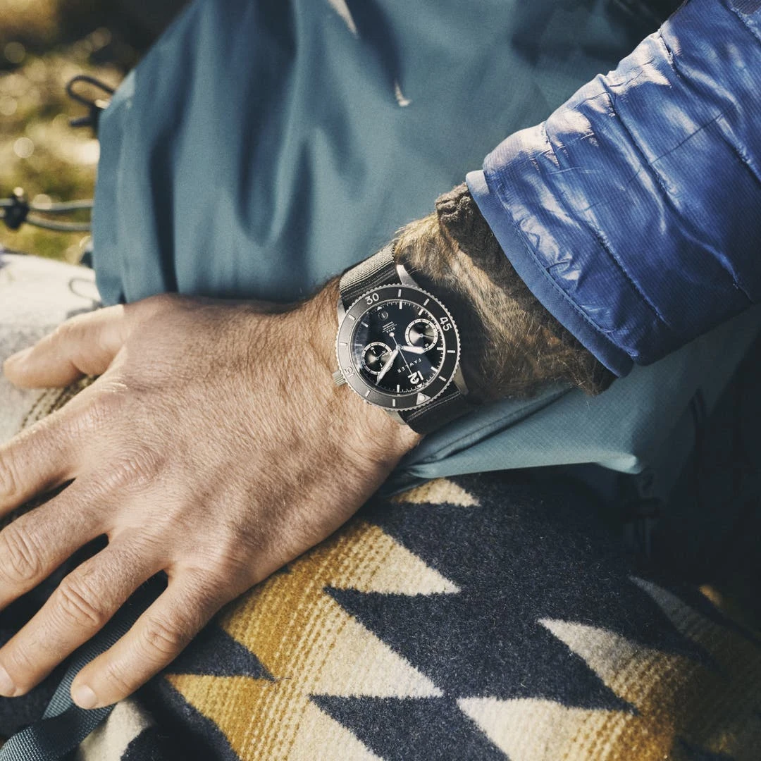 Fawler Ryka | Montre Militaire De Plongée Grise Et Argent 4 Fawler Ryka | Montre Militaire De Plongée Grise Et Argent – Image 2