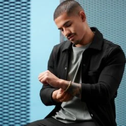 Lucleon Bracelet En Métal Tressé Couleur Or Corwin Amager - 6 Mm -Bagues Magasin rst acpa collectionpage gold 23157 silver 23153 black 23161 bjarkejohansen 1