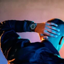 Seizmont Montre Timur Calm à Cadran & Aiguille 24 Heures -Bagues Magasin rst calm watch black 23327 6