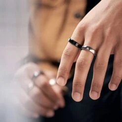 Lucleon Anneau Aesop Kash En Titane Noir 10 Lucleon Anneau Aesop Kash En Titane Noir -Bagues Magasin rst ll aesop rings xxxx bundle 3ab asbjoernb 1x1 3