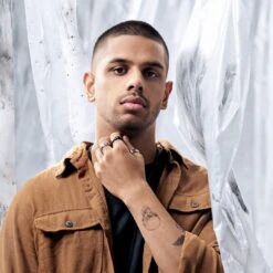 Lucleon Anneau Aesop Louis En Titane Argenté -Bagues Magasin rst ll aesop rings xxxx bundle 5abc asbjoernb 1x1 1 2