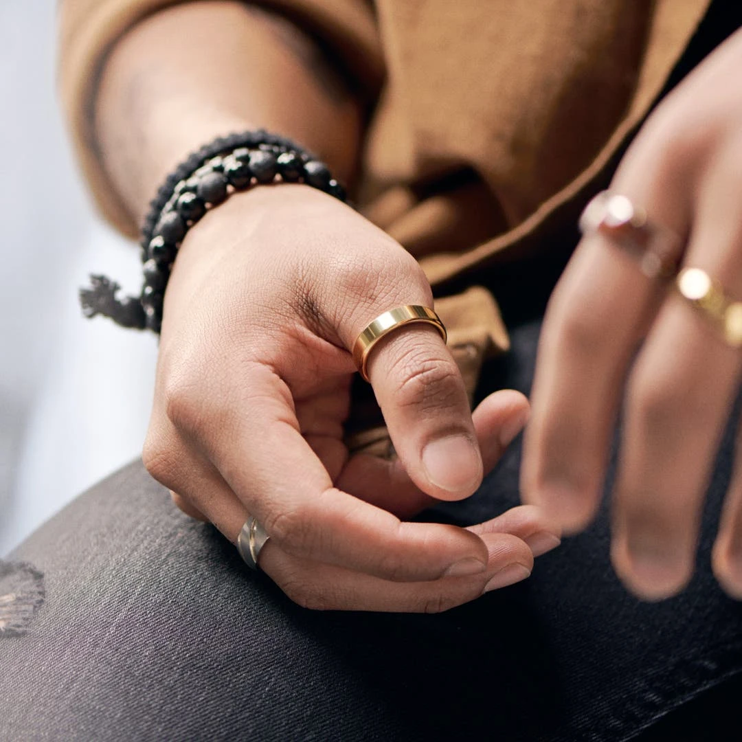 Lucleon Bague Aesop Kash En Titane Doré 4 Lucleon Bague Aesop Kash En Titane Doré – Image 2