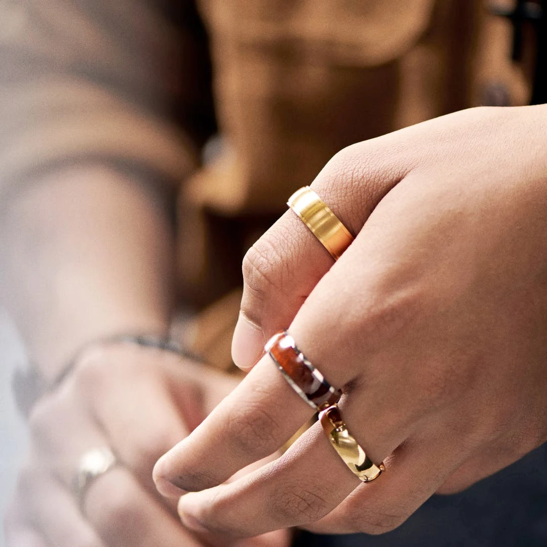 Lucleon Anneau Aesop Louis En Titane Doré 4 Lucleon Anneau Aesop Louis En Titane Doré – Image 2