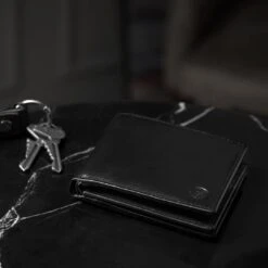 Lucleon Portefeuille Fin En Cuir Noir California 10 Lucleon Portefeuille Fin En Cuir Noir California -Bagues Magasin rst megashoot wall 1 10546