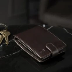 Lucleon Portefeuille Ergonomique En Cuir Marron Foncé Jasper 10 Lucleon Portefeuille Ergonomique En Cuir Marron Foncé Jasper -Bagues Magasin rst megashoot wall 1 12550