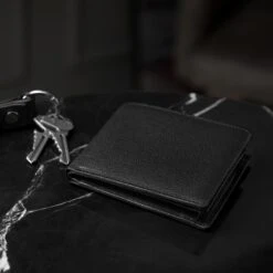 Lucleon Portefeuille En Cuir Noir Anti-RFID Smith 10 Lucleon Portefeuille En Cuir Noir Anti-RFID Smith -Bagues Magasin rst megashoot wall 1 18921