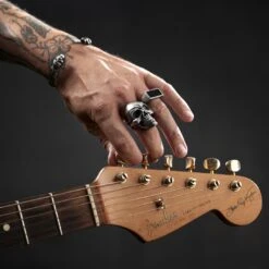 Moody Mason Bague 3 En 1 Le Crâne En Acier Jax 12 Moody Mason Bague 3 En 1 Le Crâne En Acier Jax -Bagues Magasin rst tys rock 4