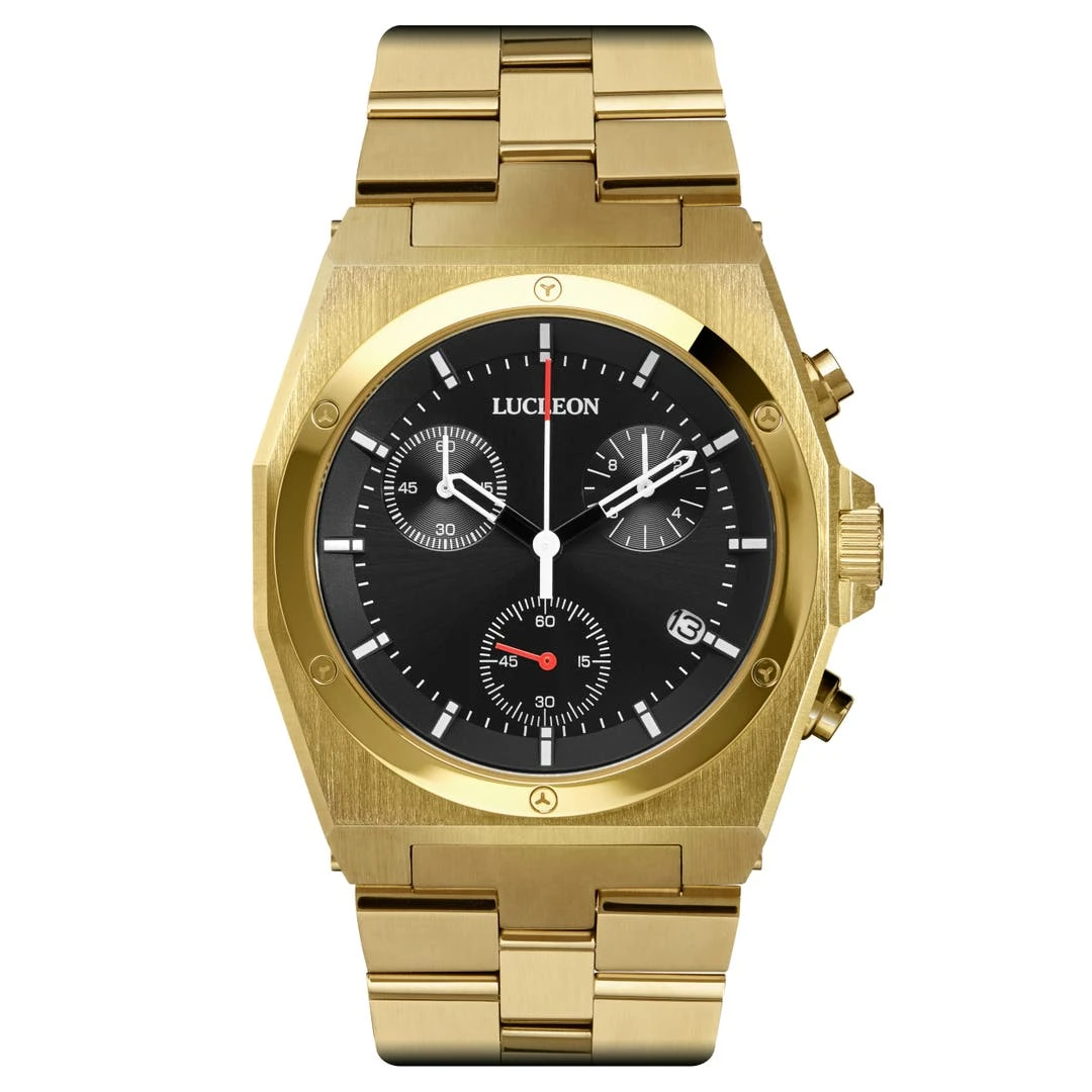 Lucleon Montre Chronographe Lerrick Ray En Acier Inoxydable 3 Lucleon Montre Chronographe Lerrick Ray En Acier Inoxydable