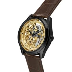 Seizmont Montre Squelette Automatique Seffren Motus -Bagues Magasin seffren motus black gold brown 3