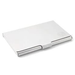 Lucleon Porte-cartes En Acier Argenté