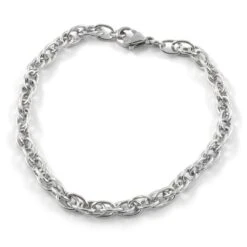 Fort Tempus Bracelet Argenté Décontracté En Acier Inoxydable